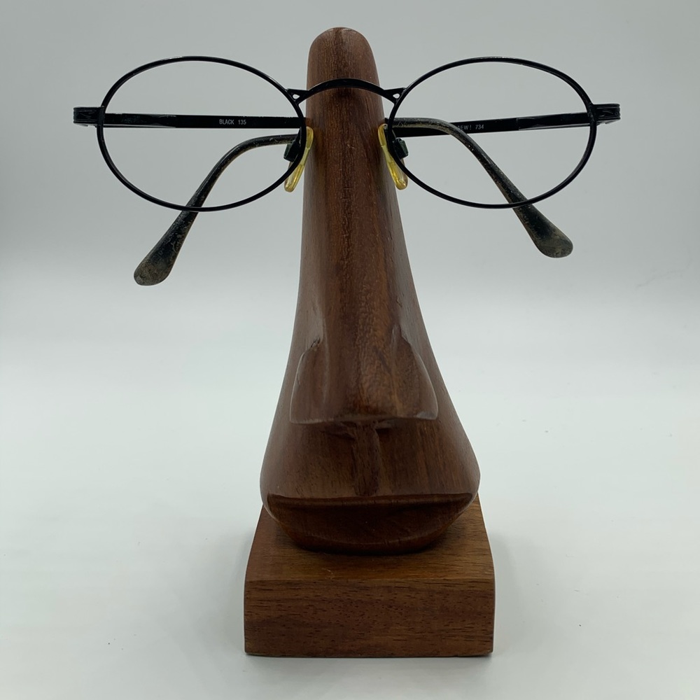Vintage New! 734 Black Oval Sunglasses Frames